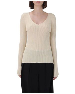 Theory V-Neck Knitwear - Neutre