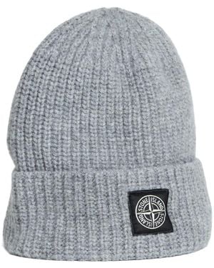 Stone Island Beanies - Gray
