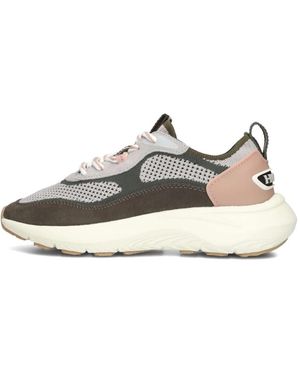 HOFF Schoenen ,Veelkleurig ,Groene Chunky Sole Sneakers Voor Vrouwen - Metallic