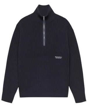 New Amsterdam Surf Association Plate Half-Zip - Blauw