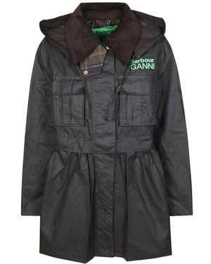 Barbour Jassen ,Groen ,Parkas - Zwart