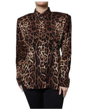 Dolce & Gabbana Light Jackets - Brown