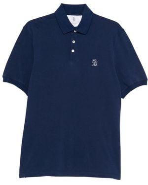 Brunello Cucinelli Polo Shirts - Azul