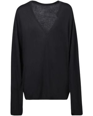 Quira V-Neck Knitwear - Black