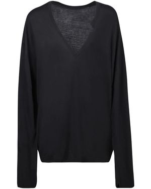 Quira V-Neck Knitwear - Zwart