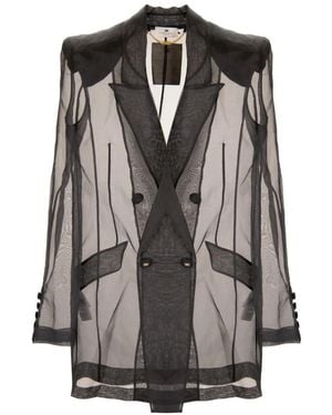 Elisabetta Franchi Blazers - Brown