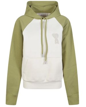 Ami Paris Ami De Coeur Sweatshirt - Groen