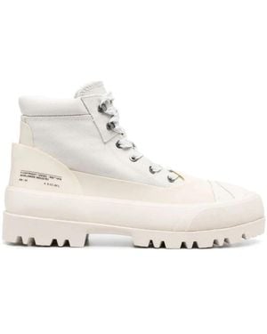 DIESEL Lace-Up Boots - White