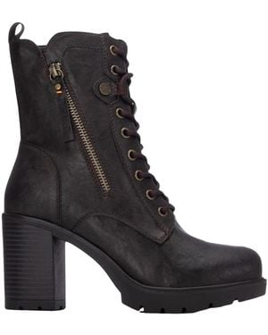 Refresh Lace-Up Boots - Noir