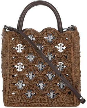 Rabanne Tote Bags - Marrone