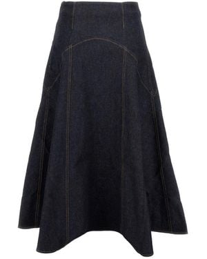 Jacquemus Midi Skirts - Blue
