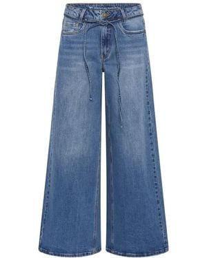 My Essential Wardrobe Wide Jeans - Blue