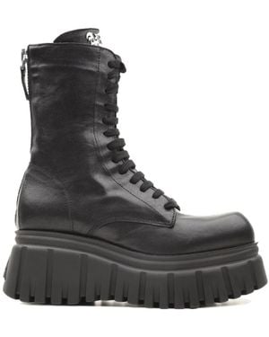 Aniye By Lace-Up Boots - Negro