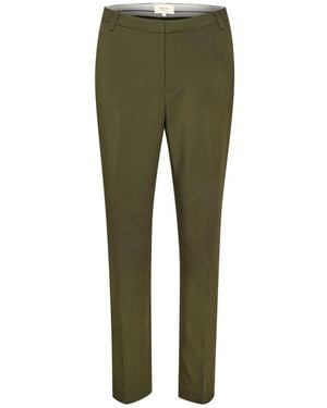 Part Two Slim-Fit Trousers - Green