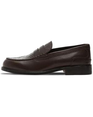 Clarks Schoenen ,Bruin ,Leer Craft James Lo