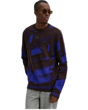 A_COLD_WALL* Round-Neck Knitwear - Bleu