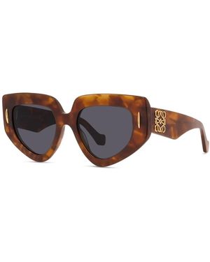 Loewe Accessoires ,Bruin ,Anagram Diamond Zonnebril