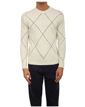 Eleventy Round-Neck Knitwear - Natural