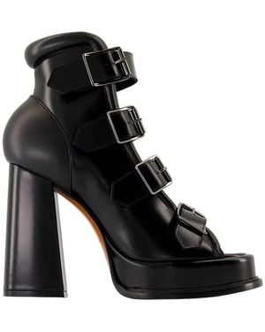 McQueen Leather Shoes - Black