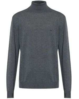Etro Turtleneck Trui - Blauw