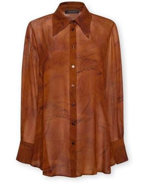 Elena Miro Shirts - Marrone