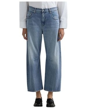 Replay Cropped Jeans - Blue