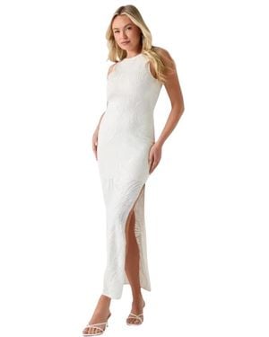 Guess Kleedjes ,Wit ,Polyester Jenay Jurk