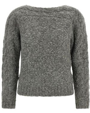 Isabel Marant Round-Neck Knitwear - Gris