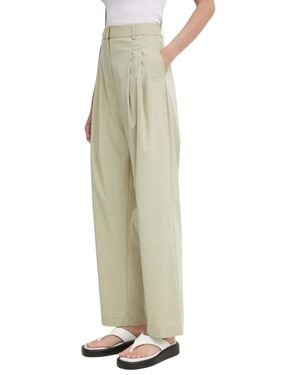 Samsøe & Samsøe Wide Trousers - Vert