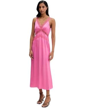 Never Fully Dressed Midi Dresses - Rosa
