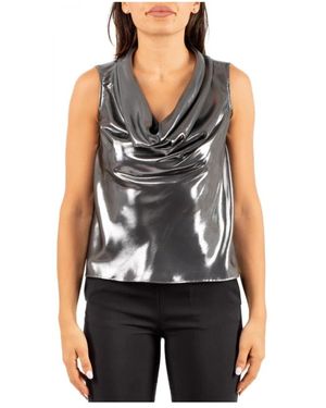 Hanita Sleeveless Tops - Negro