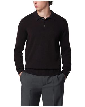 Drumohr Tops ,Bruin ,Polo Shirts - Zwart