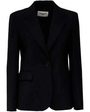 Weekend by Maxmara Pure Wool Stretch Blazer - Zwart