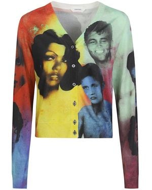 Versace Truien & Vesten ,Veelkleurig Sweaters - Groen