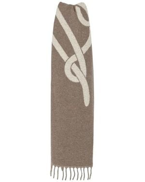 KARL LAGERFELD Winter Scarves - Natural