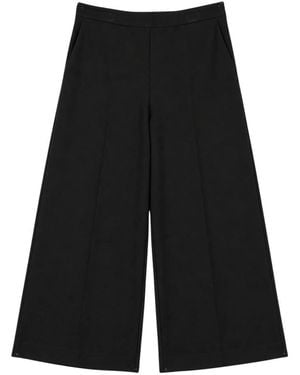 Twinset Cropped Trousers - Noir