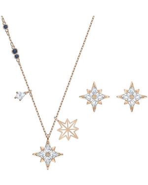 Swarovski Sieradenset Symbolische Ster Roségoud 5517178 - Metallic