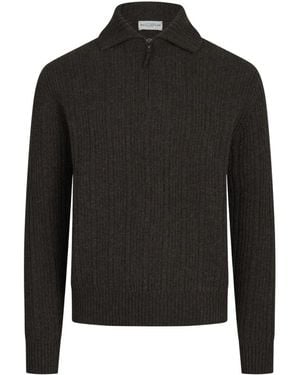 Ballantyne Polo-Strickpullover - Schwarz