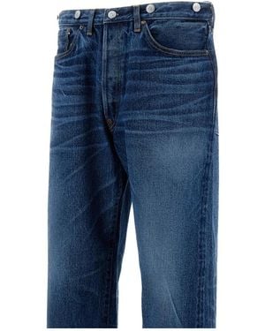 Kaptain Sunshine Wide Jeans - Blue