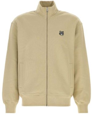 Maison Kitsuné Zip-Throughs - Natural