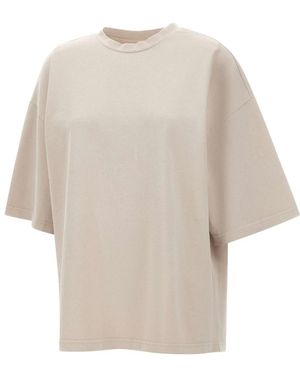 Entire studios Tops ,Wit ,Katoen Heavy Boxy Tee - Naturel