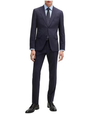 HUGO Single Breasted Suits - Azul