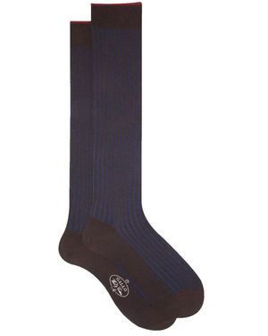 Gallo Ondergoed ,Bruin ,Sokken - Blauw
