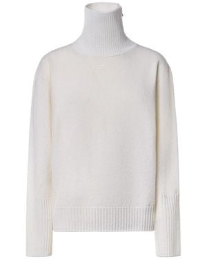 Courreges Turtlenecks - Blanco