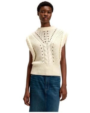 BOSS Round-Neck Knitwear - Blanc
