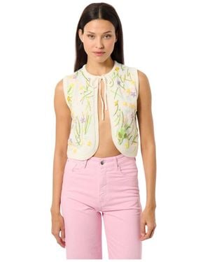 Manoush Sleeveless Tops - Rosa