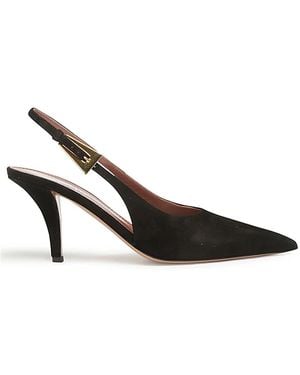 Paris Texas Court Shoes - Black