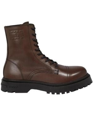 Tommy Hilfiger Lace-Up Boots - Brown