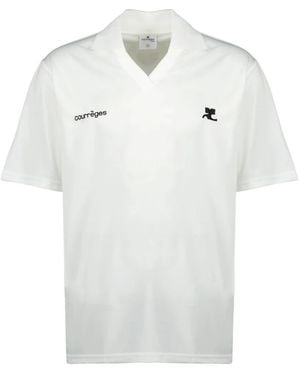 Courreges Polo Shirts - Blanco