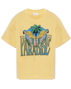 The Upside Tops ,Geel ,Katoen Paradise Jacob T-Shirt